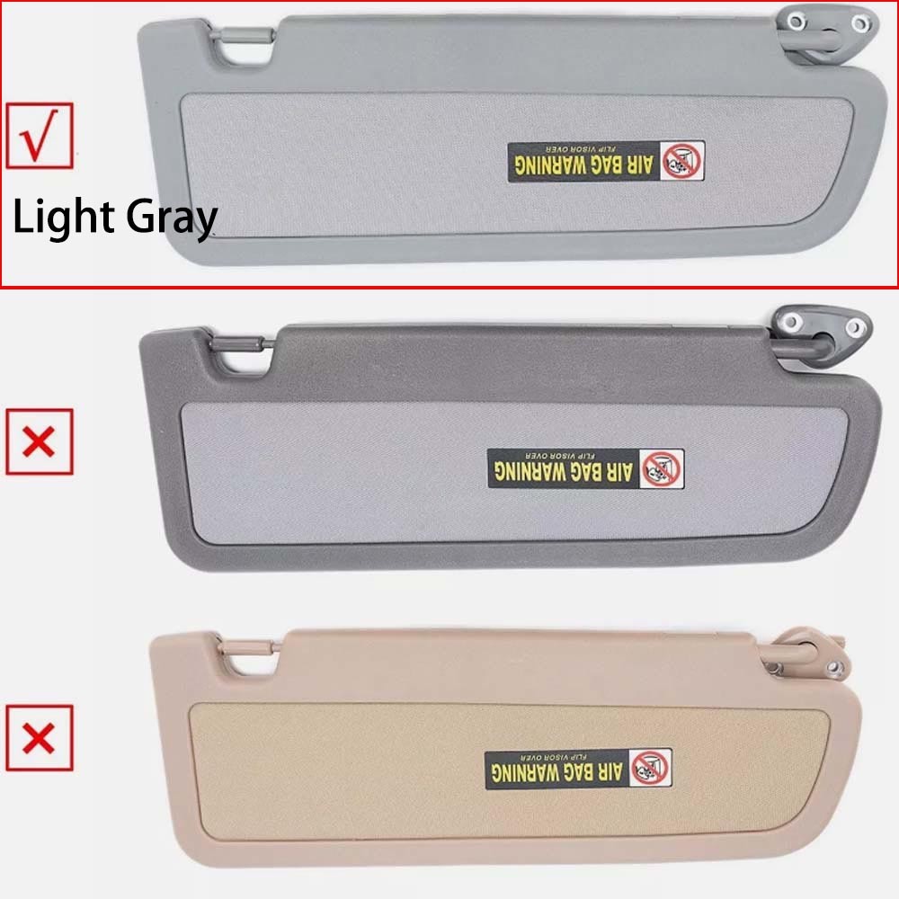 Sun Visor Left Driver Side for Honda Civic 2006-2011 Light Gray 83280-SNA-A01ZC