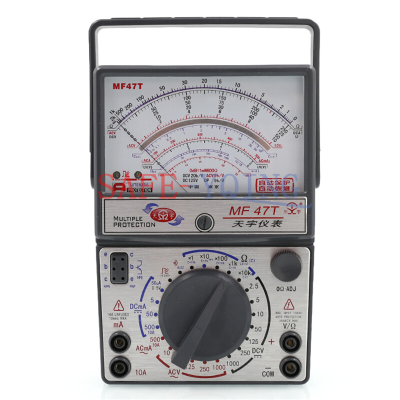 ONE 1PCS MF47T AC/DC Volt AC/DC Current Testing Analog Multimeter New