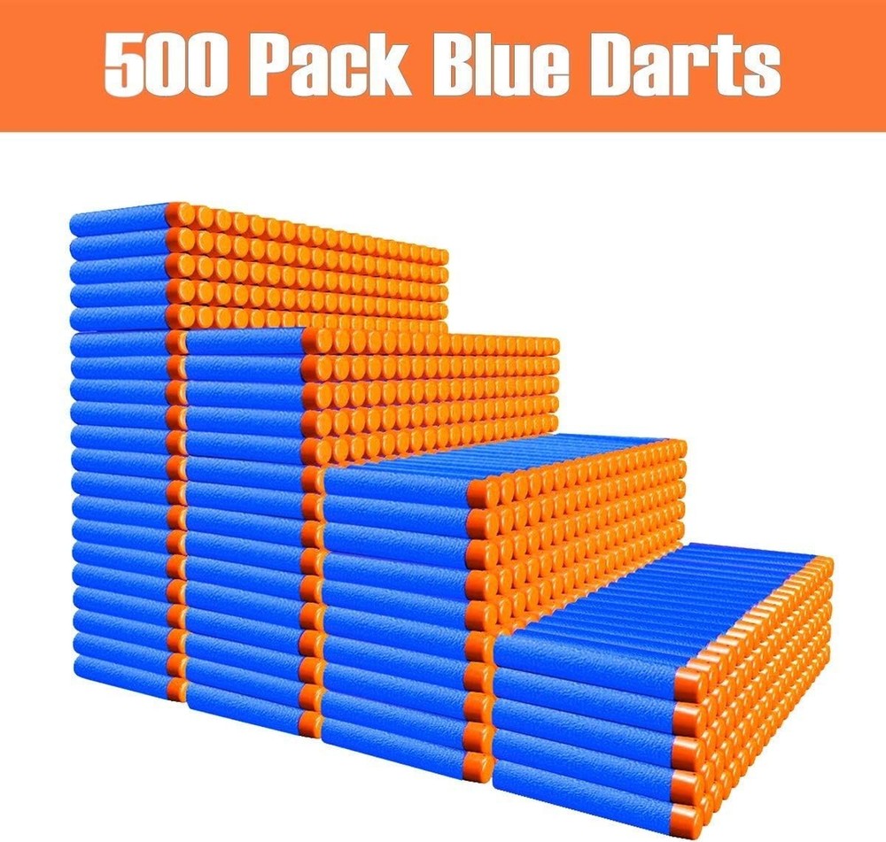Compatible with Nerf Darts Bullets - 1000 PCS Darts Refill Pack Compatible with