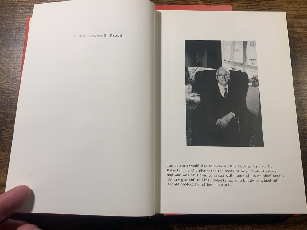 The Postal History Of British Arden Edward Proud Hardback Postal History Book