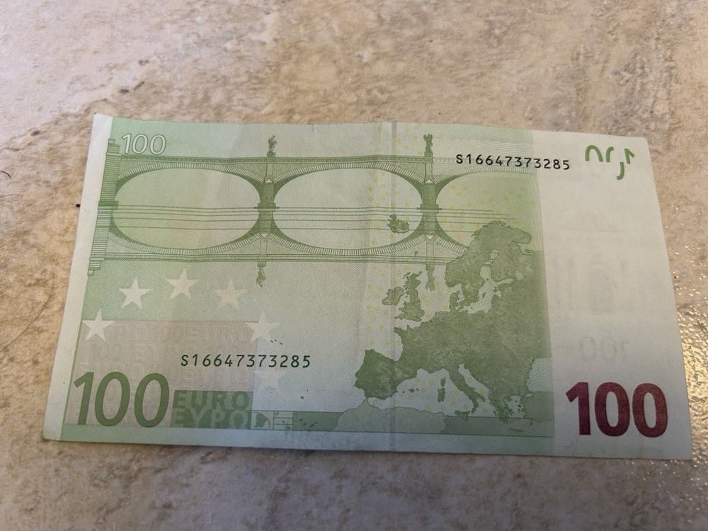 100 euro banknote old series
