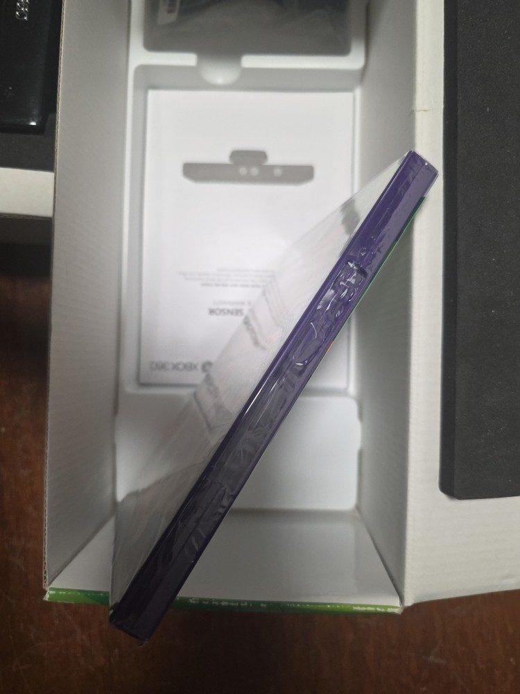 XBOX 360 Kinect Sensor Bundle With Kinect Adventures Games NEW OPEN BOX COMPLETE