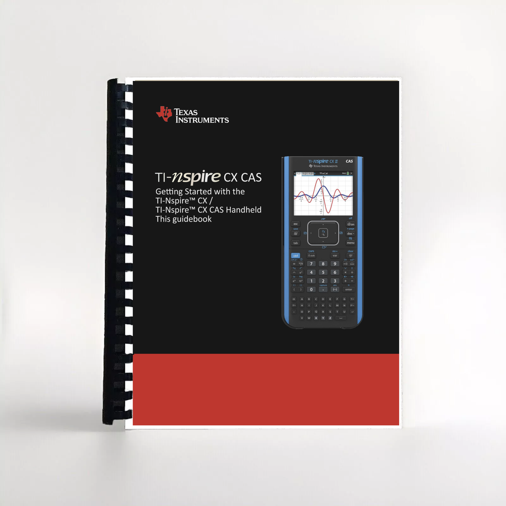 Texas Instruments Ti nspire CX CAS manual: Getting started