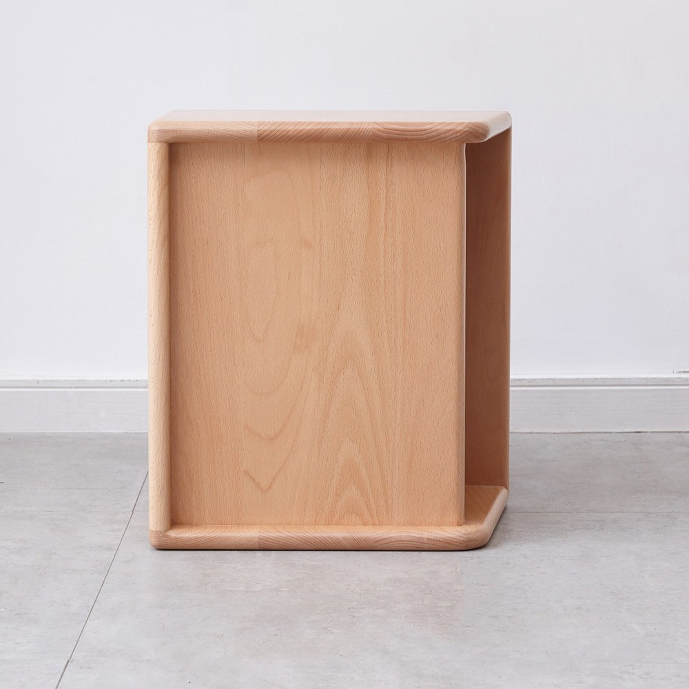 Modern Solid Wood Simple Nightstand Bedside Cabinet Side End Table w/ Storage