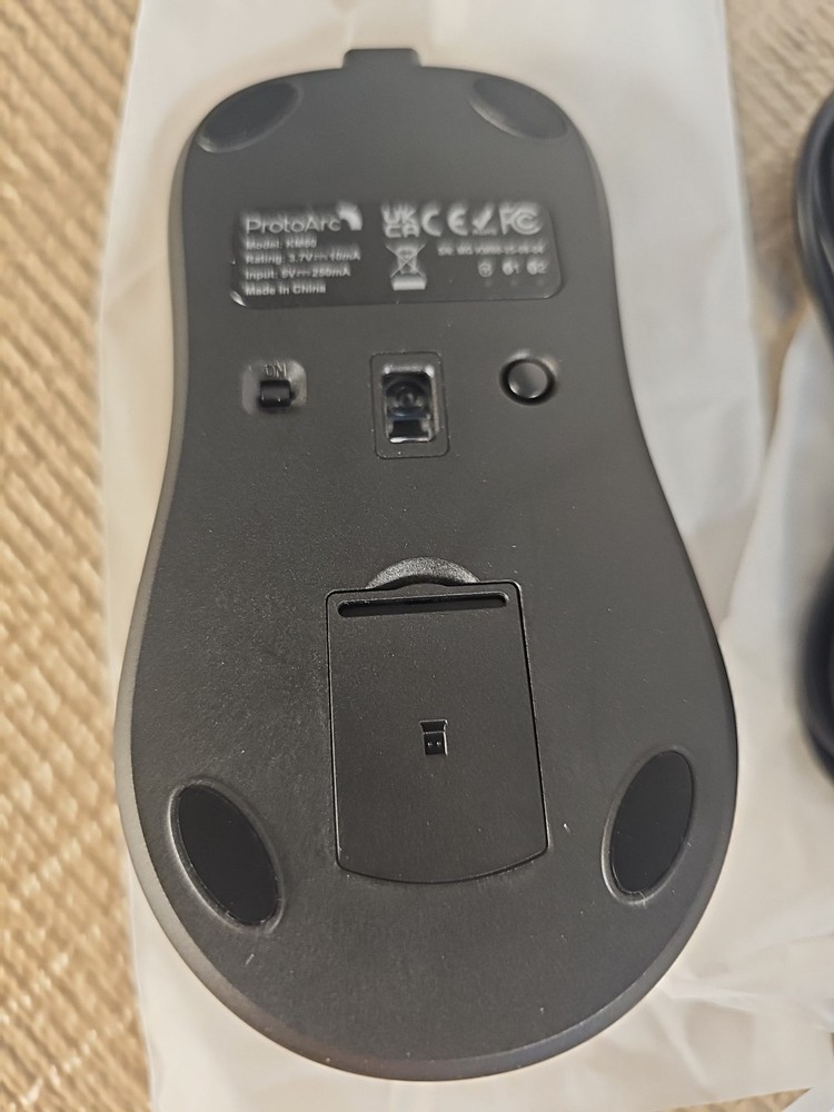 ProtoArc Wireless Keyboard and Mouse, KM60 Full-Size Bluetooth Keyboard Mouse