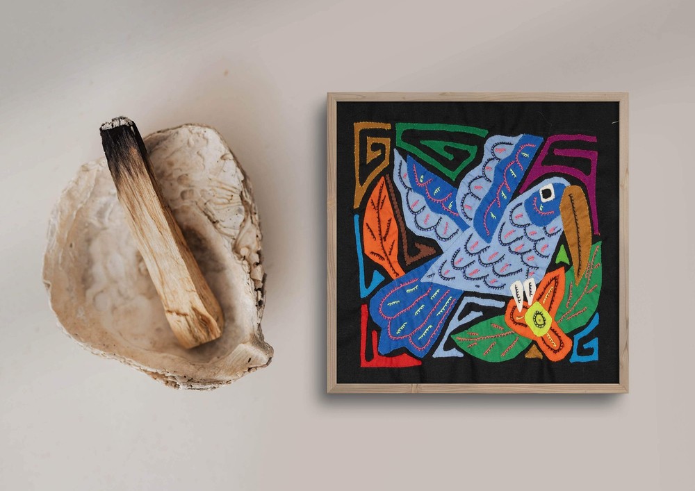 Multi-Color Bird Blue Molita