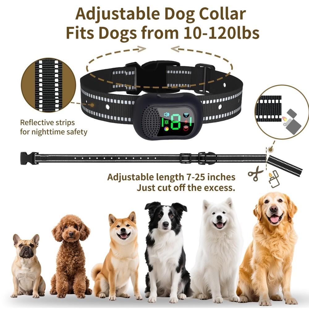 Dog Training Collar -4900Ft Dog Training Collar with Remote,IP67 Waterproof E...