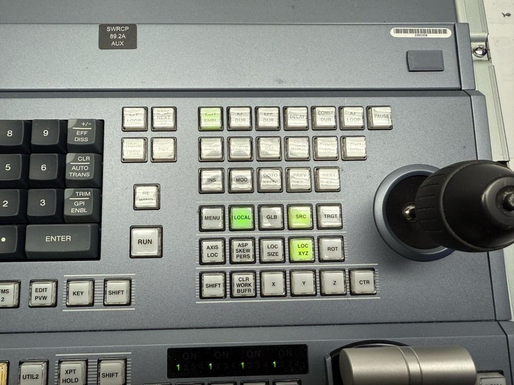 SONY MKS-9011A Control Panel 1M/E for MVS-8000 & DVS-9000 Switcher