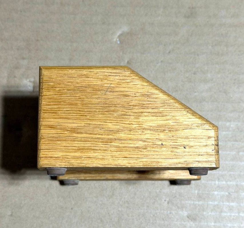 Custom Wooden Red Mute Button