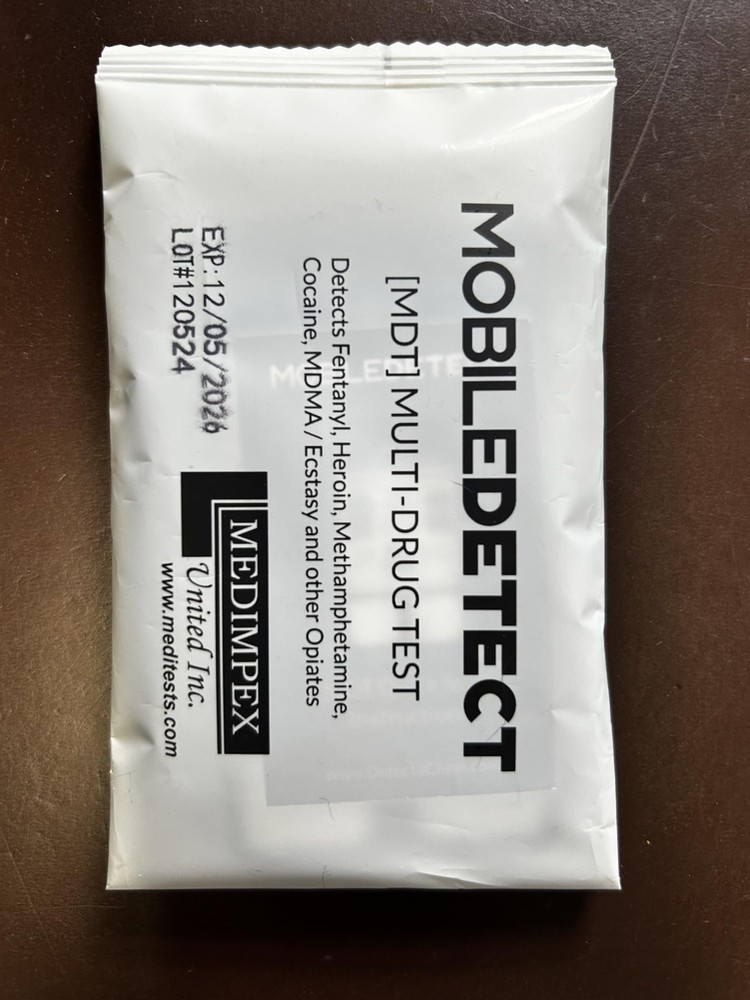 MobileDetect Pouch Residue Detection Multi-Drug Test Kit - Rapid Surface...