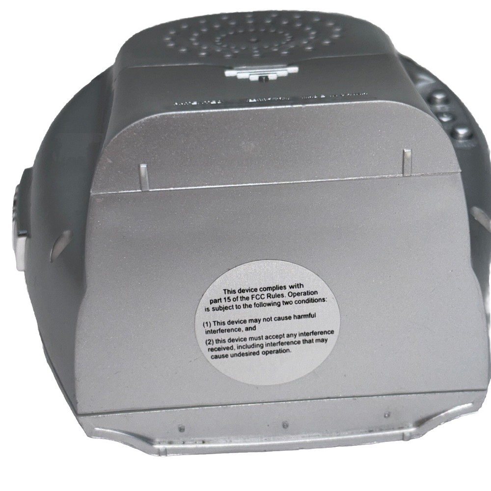 On Time Talking Atomic Alarm Clock Uses 2 C Batteries