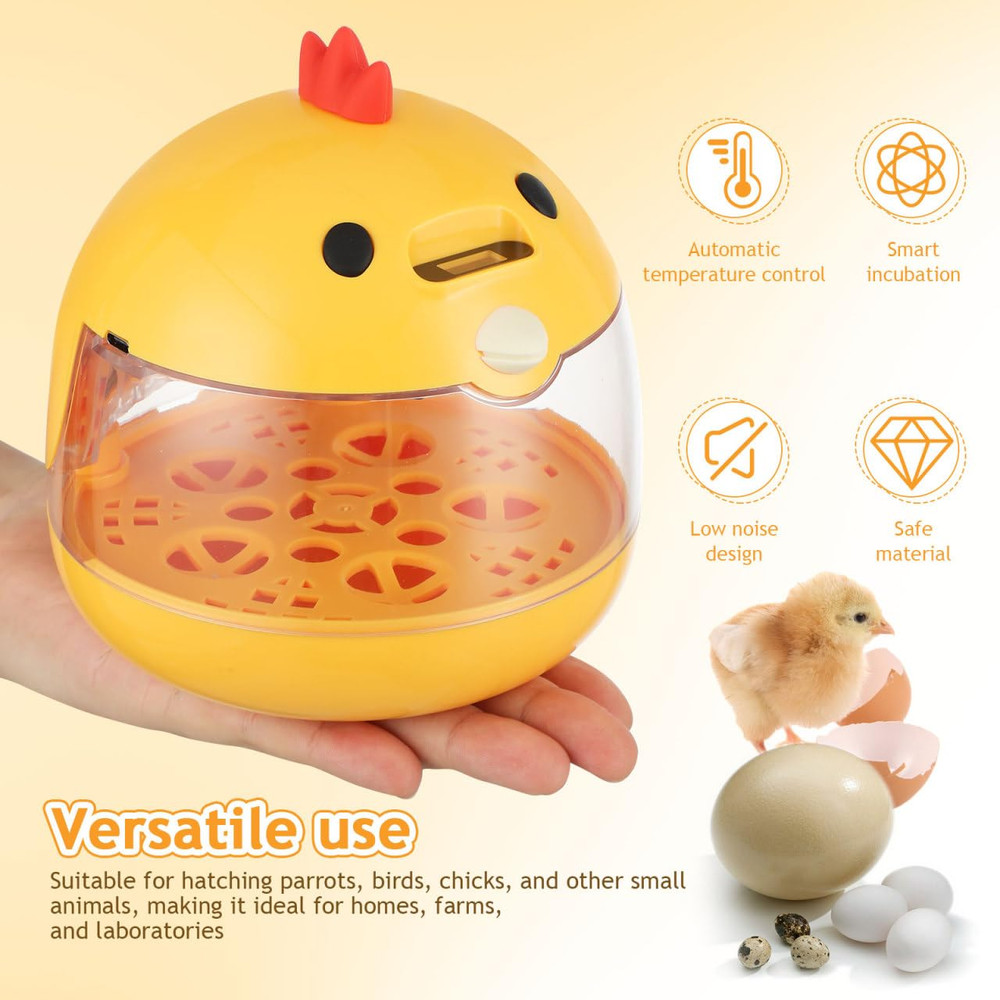 5 Egg Incubator with Automatic Temperature and Humidity Control - Small Bird Inc