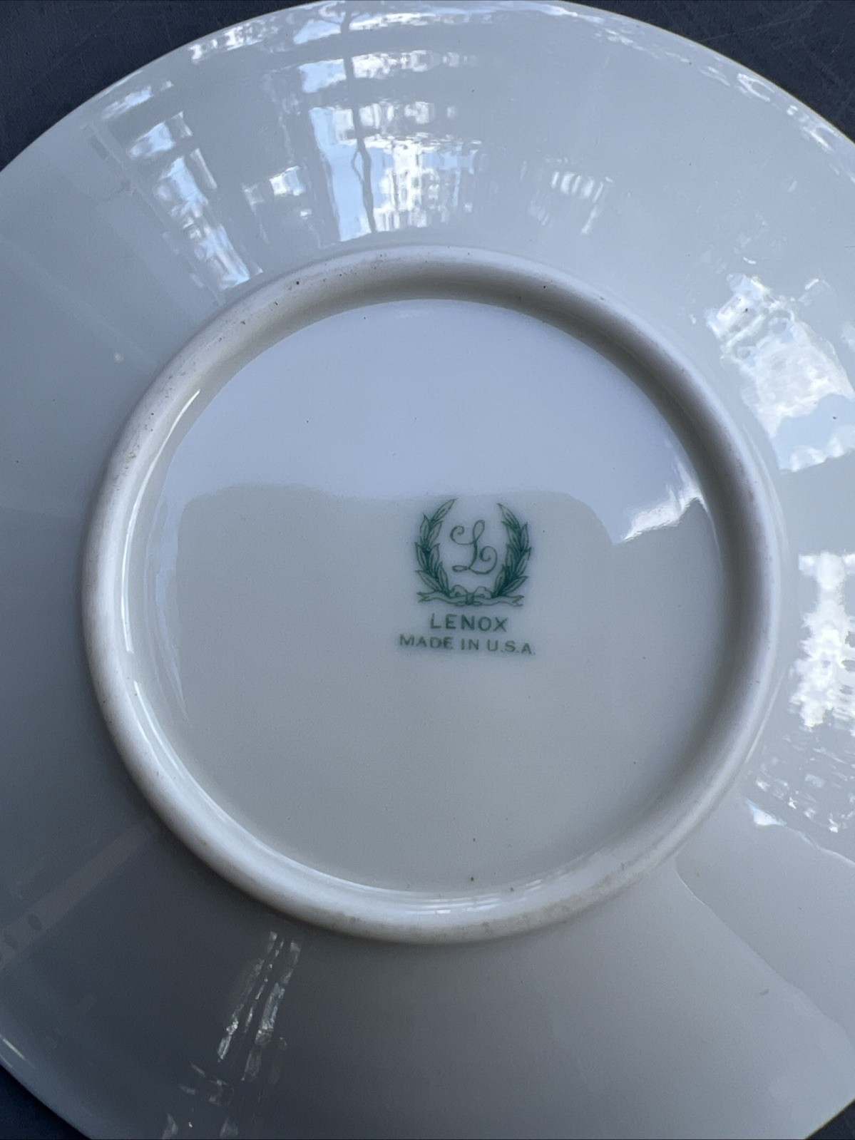 2 STERLING Silver (44.3g) SOLID SILVER + LENOX Cups & Saucers 1920-40 3”