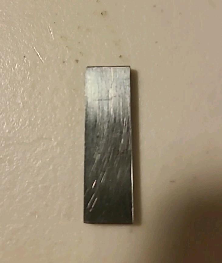 078125 Rectangular Steel Gage Block. WEBBER