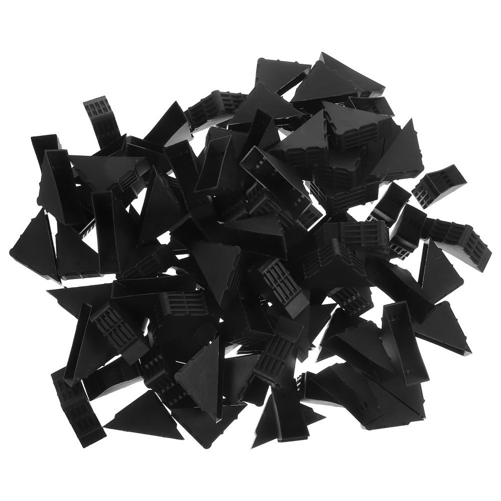 100 Pcs Corner Edge Protector Triangle Plastic Guards Frame Protectors Corners