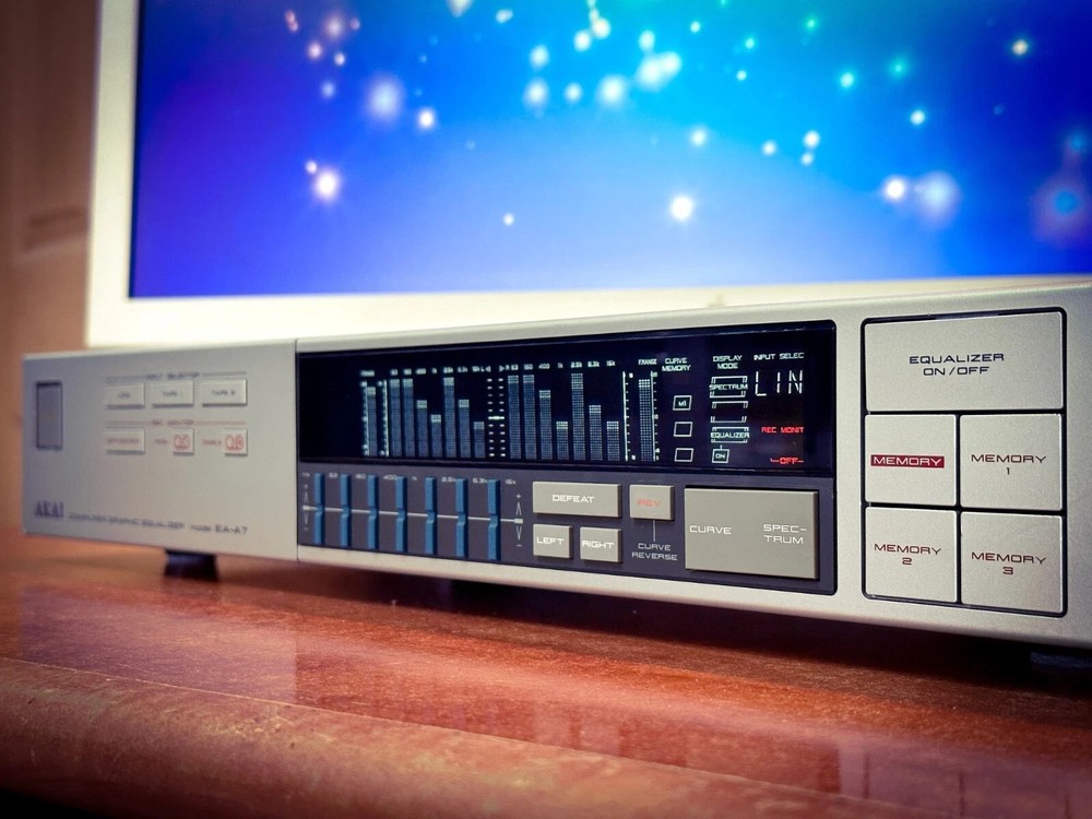 AKAI EA-A7 🌈RaRe🌈 Vintage Stereo Digial Equalizer