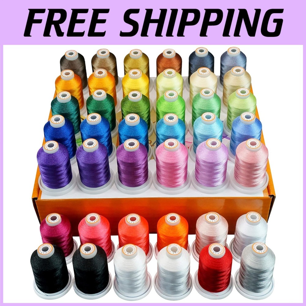Polyester Thread Kit, 1000M Spools, 42 Colors