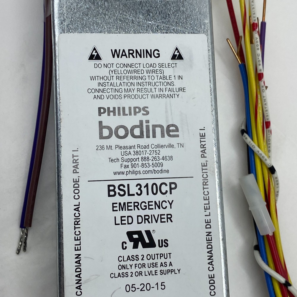 Philips Bodine BSL310CP Class 2 Output Emergency Led Driver
