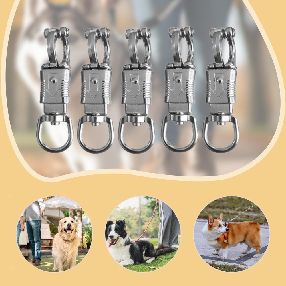 5Pcs Panic Snaps Quick Release Clips Equestrian Hooks for Get Back whips Tie