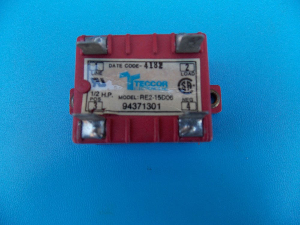 TECCOR MODEL RE2-15D06 1/2 HP