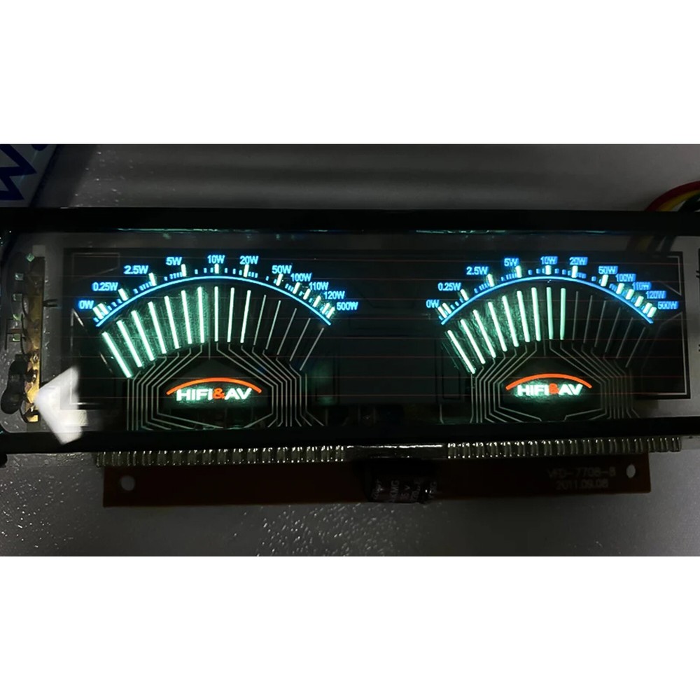 VFD Display Vacuum Fluorescent Display VU Level Meter Indicator Music Spectrum