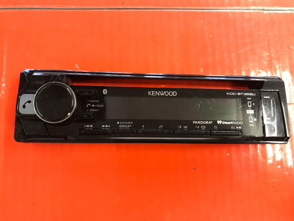 kdc bt368u  FACEPLATE tested