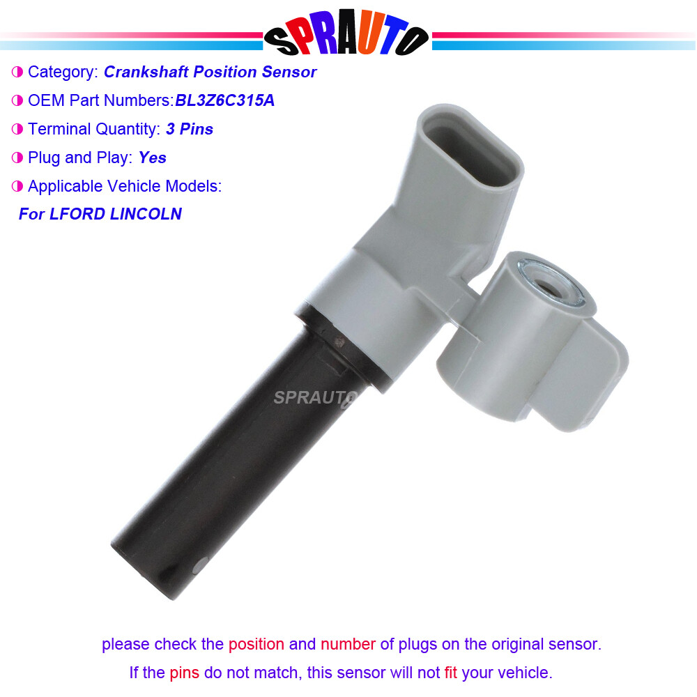 Crankshaft Position Sensor Engine For Ford Expedition F-150 Explorer Flex DY1177