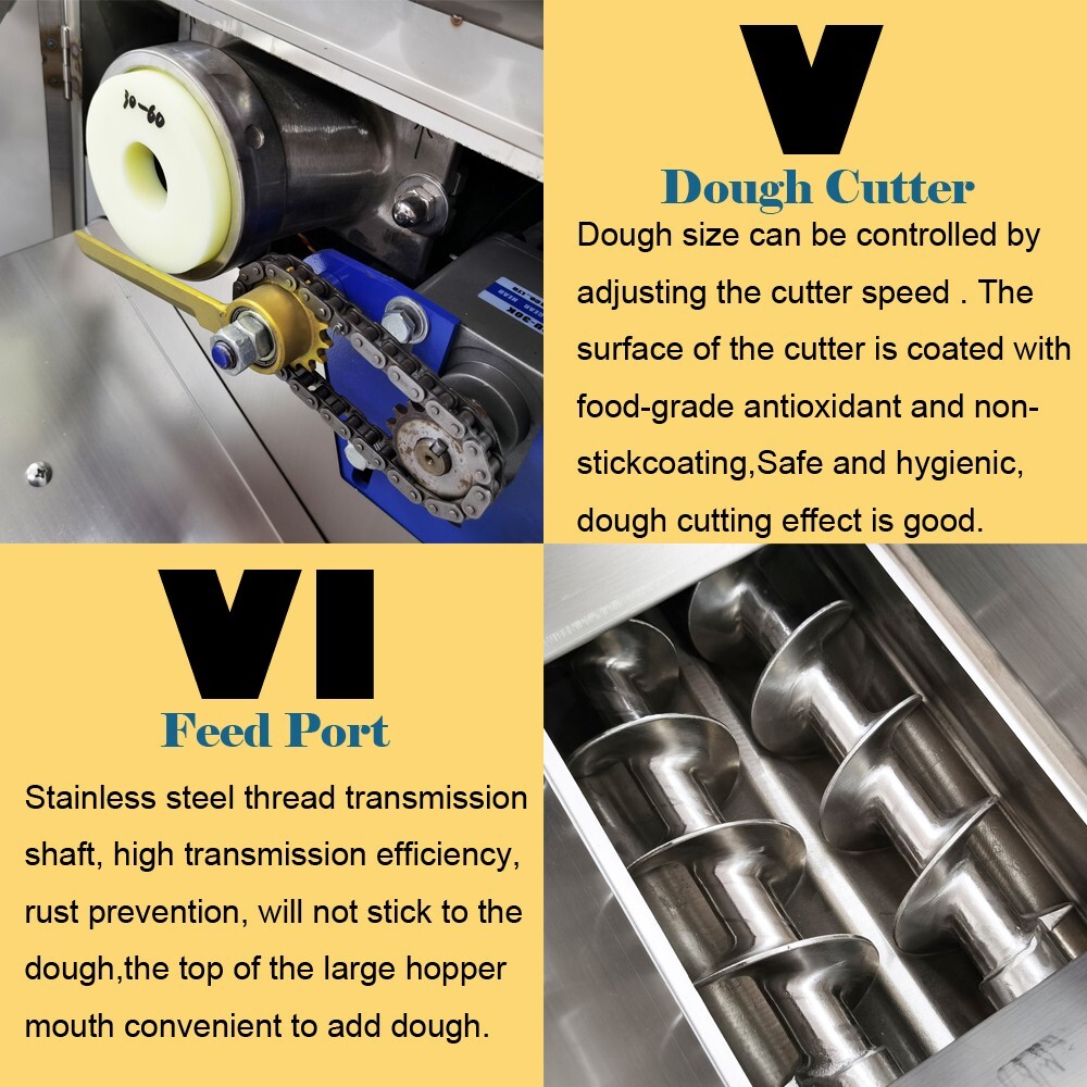 Used Multifunctional Quantitative Dough Divider Machine Dough Cutter 0.18-17.6oz