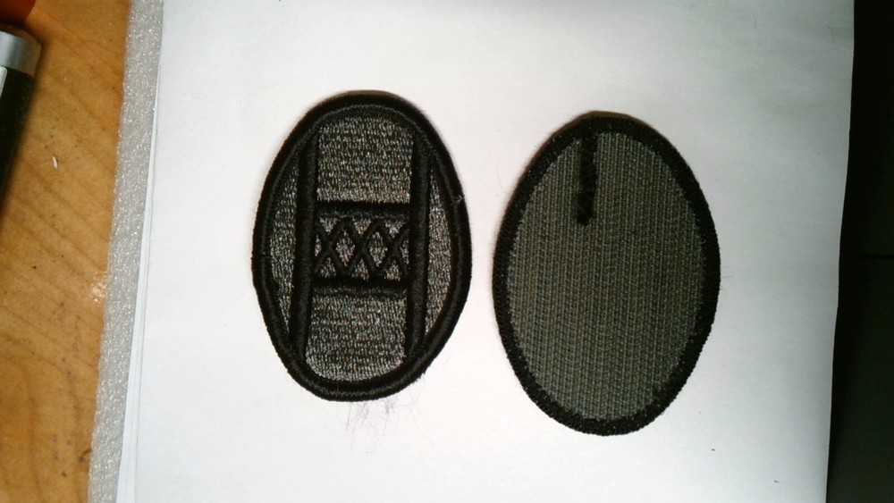 MILITARY PATCH HOOK & LOOP ACU US ARMY 30TH INFANTRY DIVISION