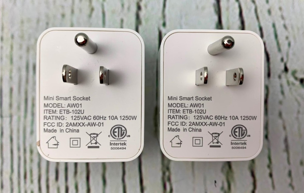 Mini Smart Plug Outlet Socket No Hub Required Compatible with Echo Home 2 Pack