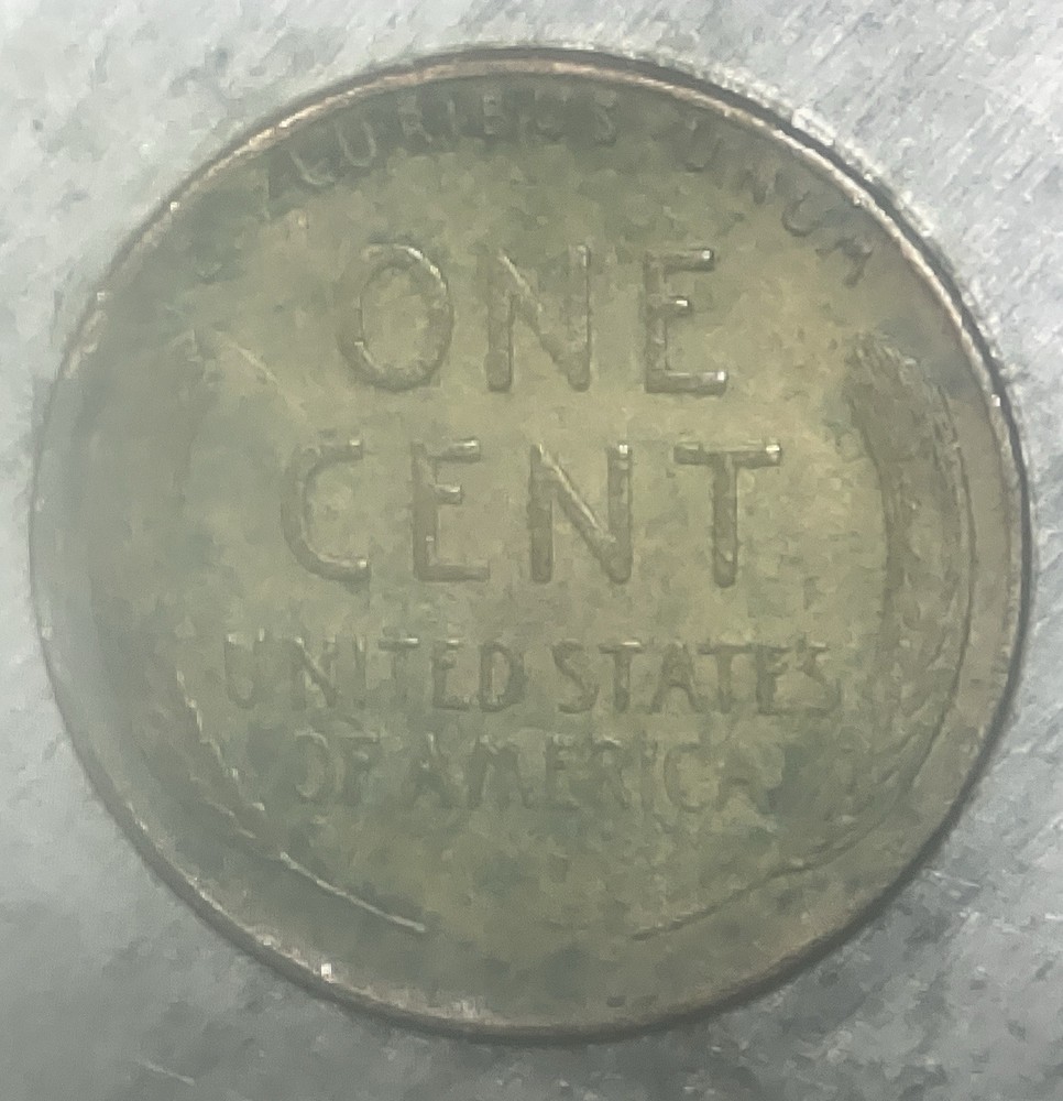 1951D Lincoln Cent DDO & Die Crack Reverse
