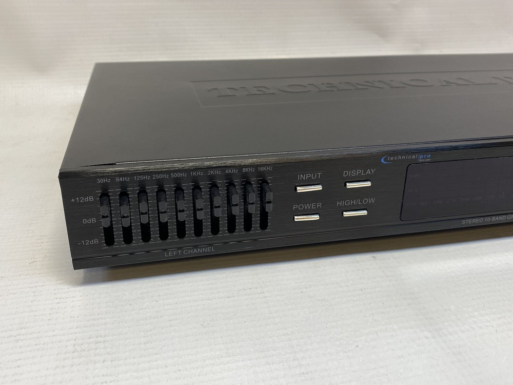 Technical Pro EQ5400 Dual 10-Band Equalizer