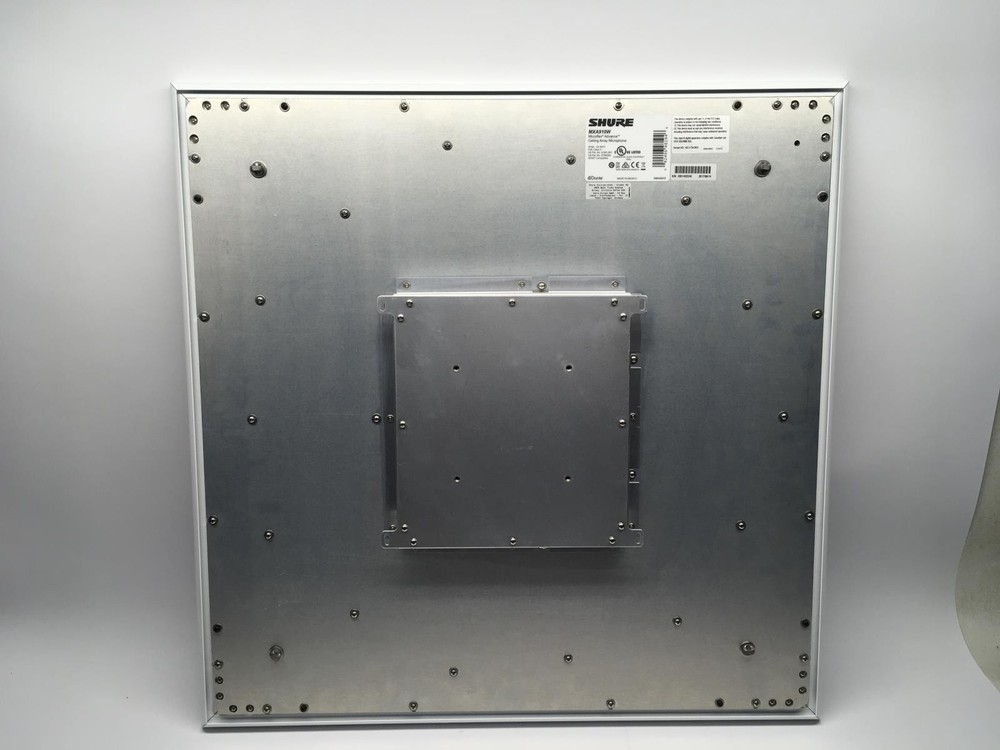 Shure Microflex Wired Ceiling Array Microphone with Dante / MXA910W - VGC