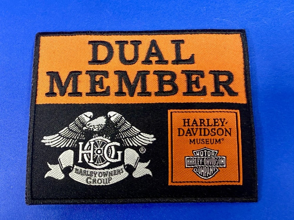 Harley Davidson Motorcycles Dual Member Owners Group Jacket Vest Patch
