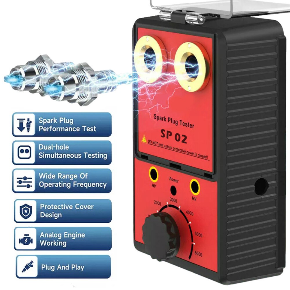 Car Gasoline Spark Plug Tester Auto Ignition System Tester Diagnostic Test Tool