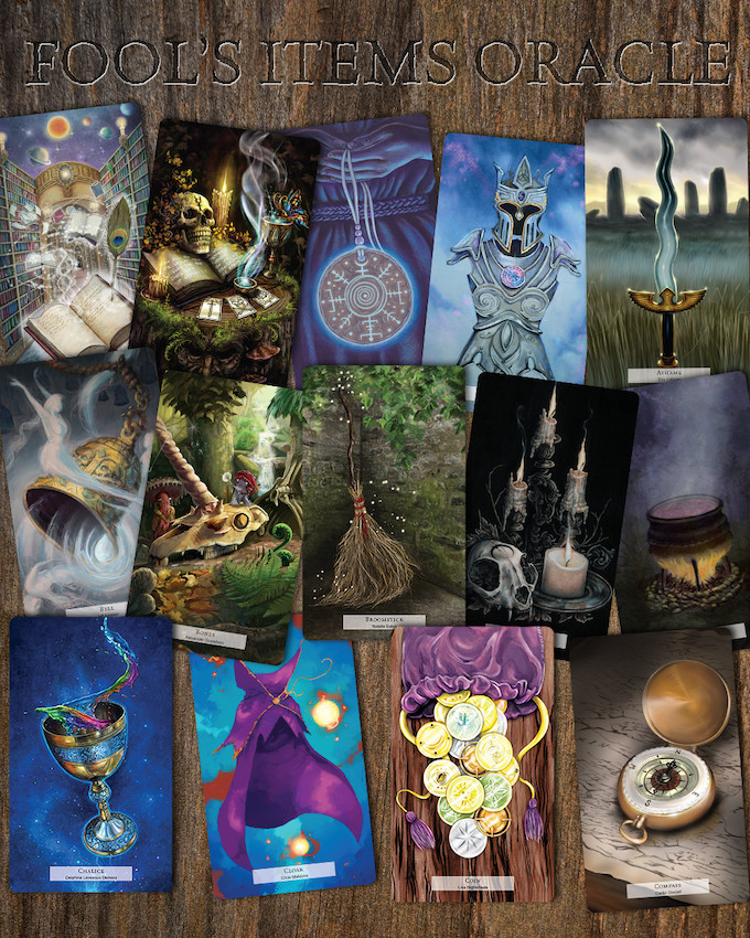 78 Tarot Fools Items Oracle Deck (w/Book)