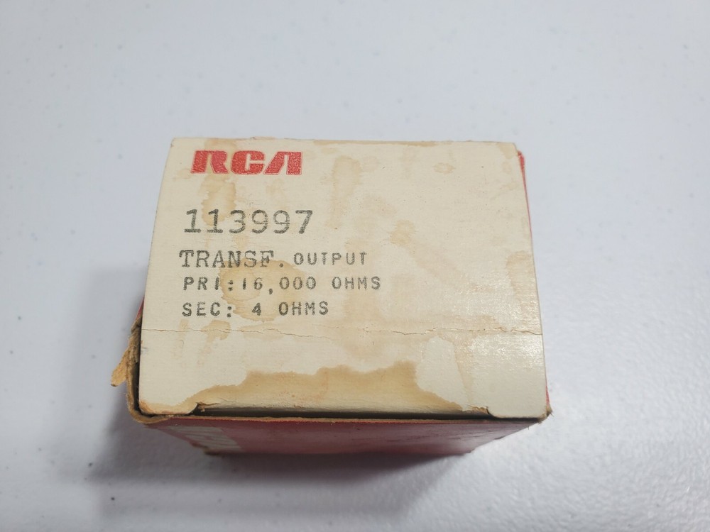 Vintage RCA 113997 Transformer NOS   B2/E4