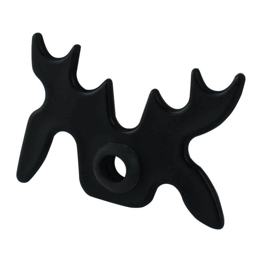 Billiard Pool Table Accessory Plastic Snooker Cue Rack Rod Head Holder Black