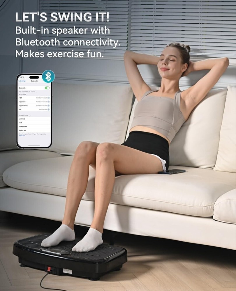 Vibration Plate Exercise Machine, Vibration Plate Platform for Lymphatic...