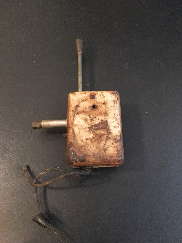 Vintage Level Toggle Knob Industrial Mechanical Spring