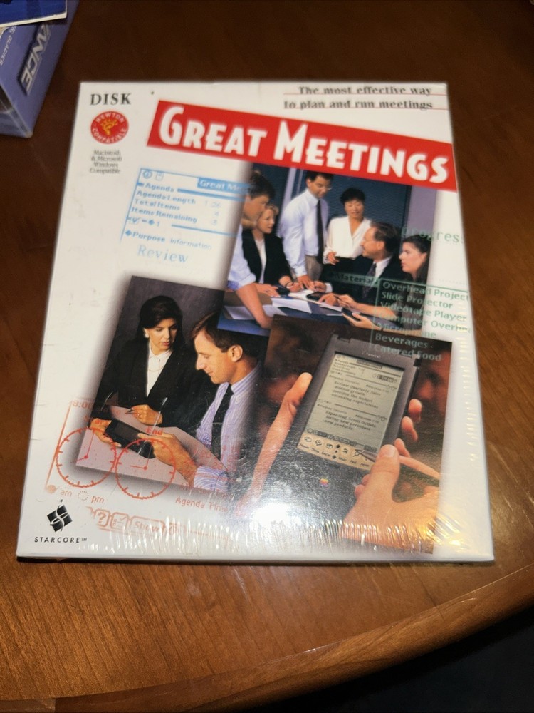 Microsoft Windows And Macintosh Compatible Floppy Disk Meeting Program