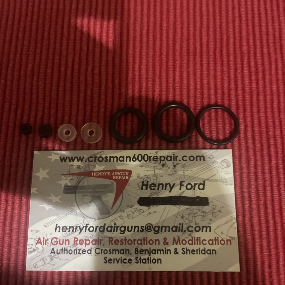 Benjamin Sheridan E9A EB17, EB20, EB22 Later Complete Seal Kit