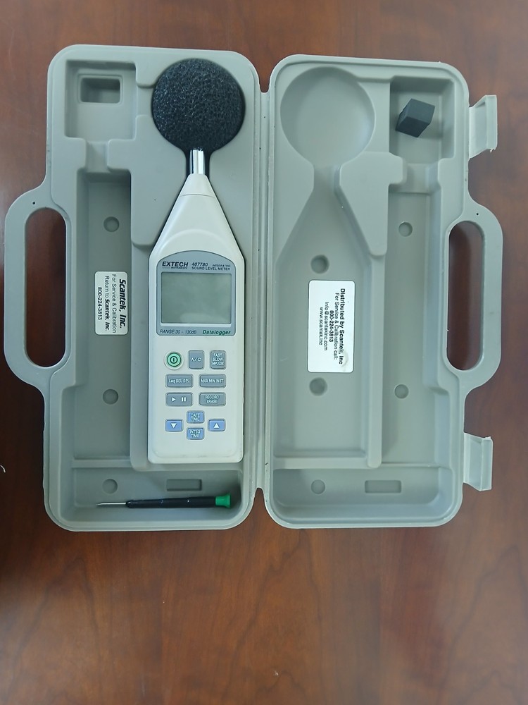 Extech 407780 DataLogger Sound Level Meter With Calibrator
