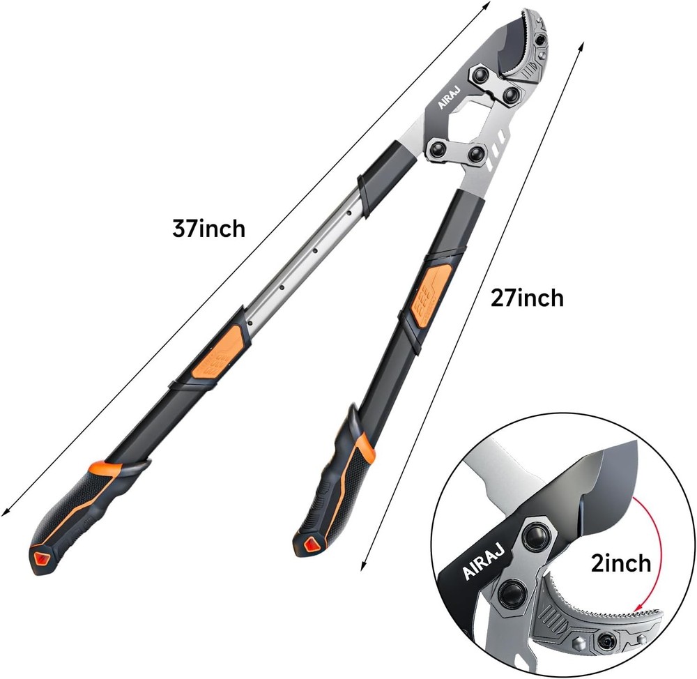 Extendable Handles Anvil Lopper Tree Trimming Branches Cutter Lightweight Tool