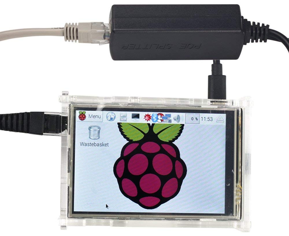 UCTRONICS for Raspberry Pi PoE Splitter 5V [2-Pack] - Active to grey