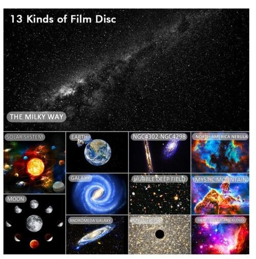 Portable 360° Star/Galaxy Projector - Efficient LED Galaxy Light