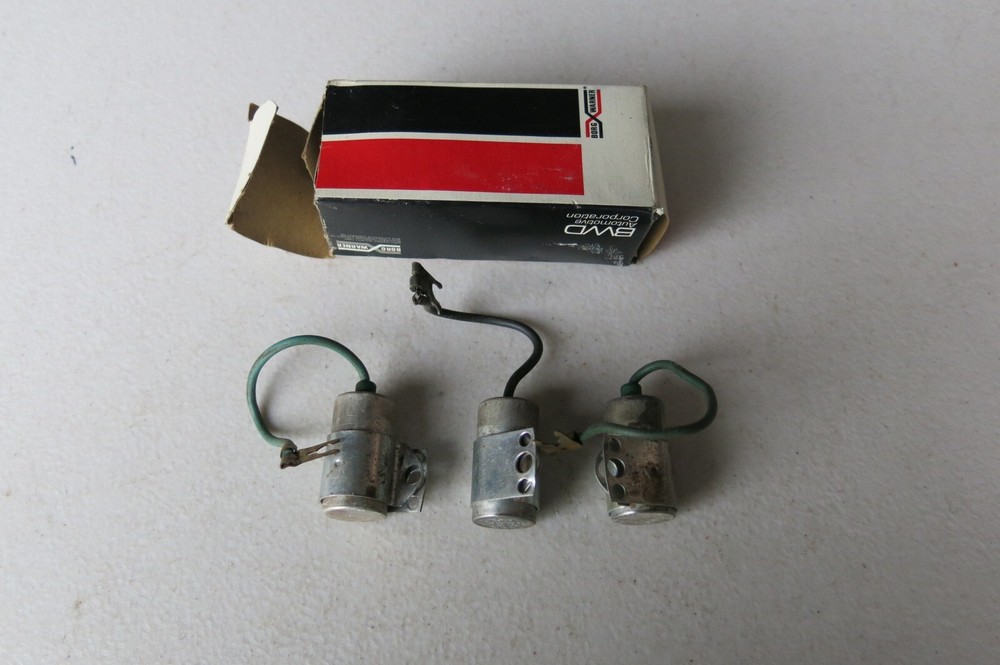 Vintage Borg Warner Ignition Condenser 3 Pcs (G83)