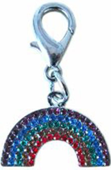Lobster Claw Crystal Rainbow Charm/ Collar Charm