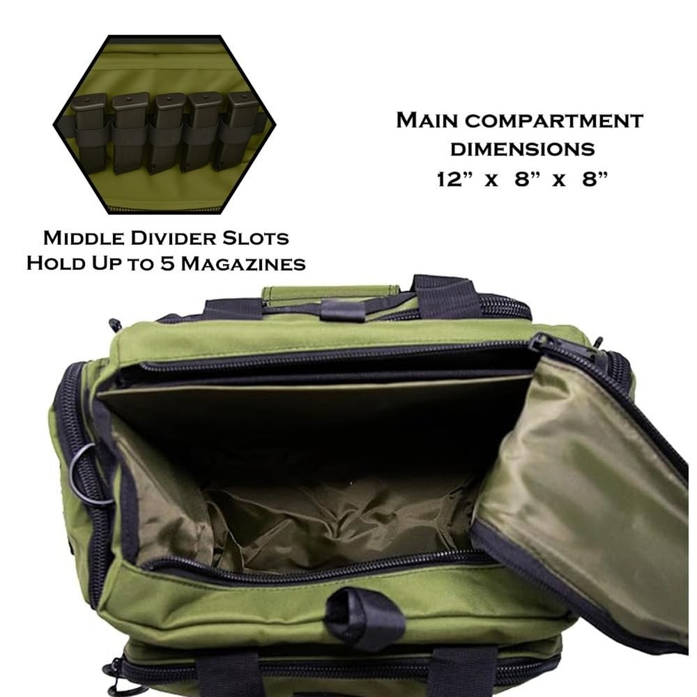 Exos Tactical Range Bag - Medium Size Range Bag for Shooting - Gun Case for H...