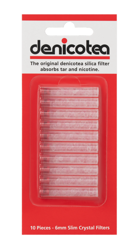 Denicotea 6mm Slim Filters - 10pc per pack 10135